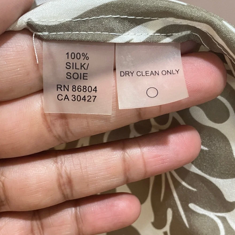 Magaschoni Silver Embellished 3/4 Sleeve Blouse - Picture 5 of 7